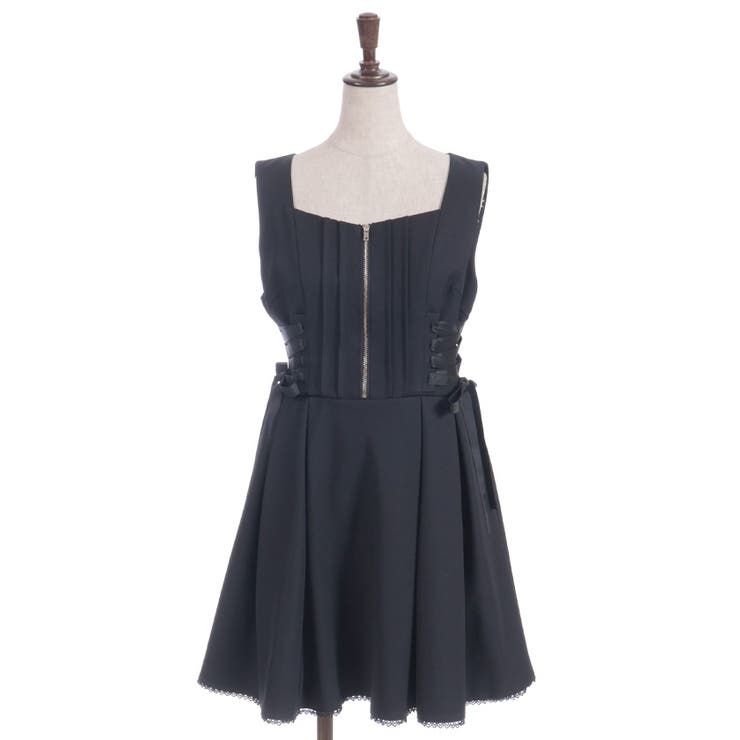 リボン付センタージップジャンパースカート | axes femme | 詳細画像28 