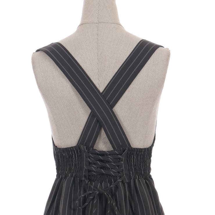 ダブルリボンストライプジャンパースカート | axes femme | 詳細画像30 