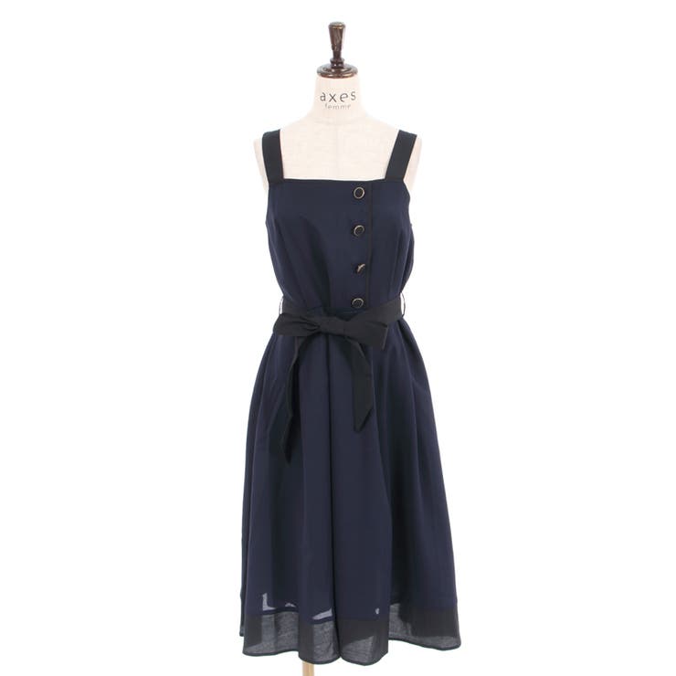 バイカラージャンスカ[品番：IGAW0002416]｜axes femme