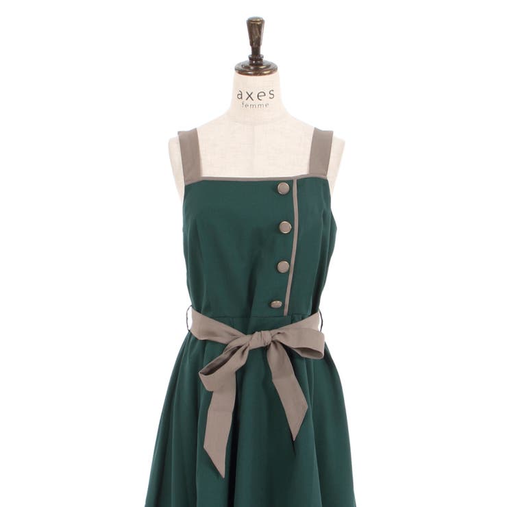 バイカラージャンスカ[品番：IGAW0002416]｜axes femme