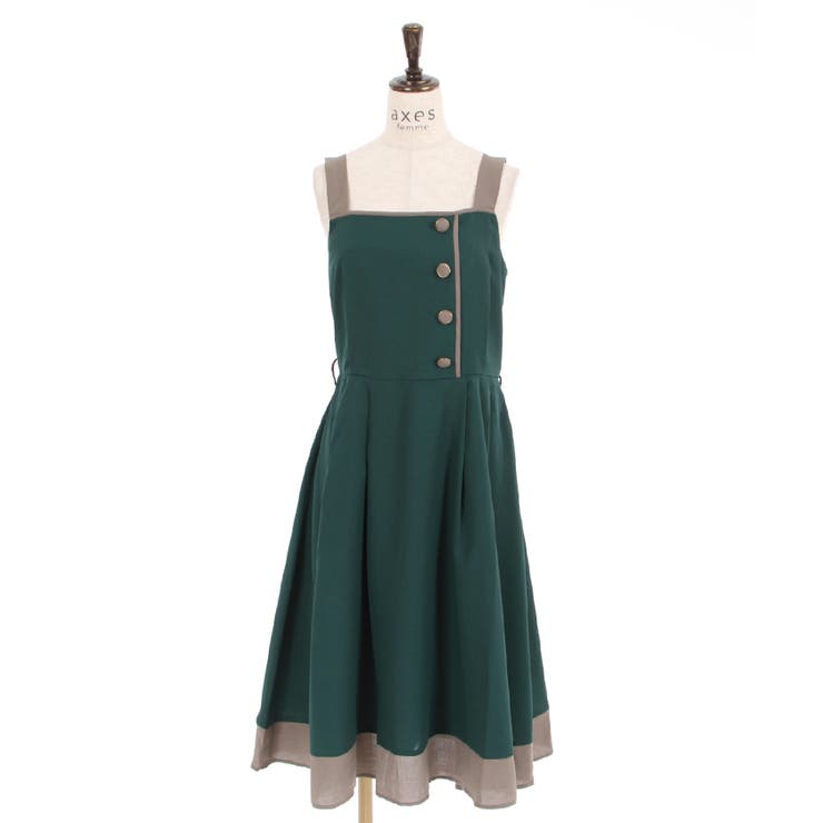 バイカラージャンスカ[品番：IGAW0002416]｜axes femme