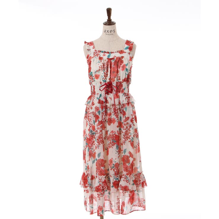 彼岸花柄ワンピース | outlet | axes femme online shop