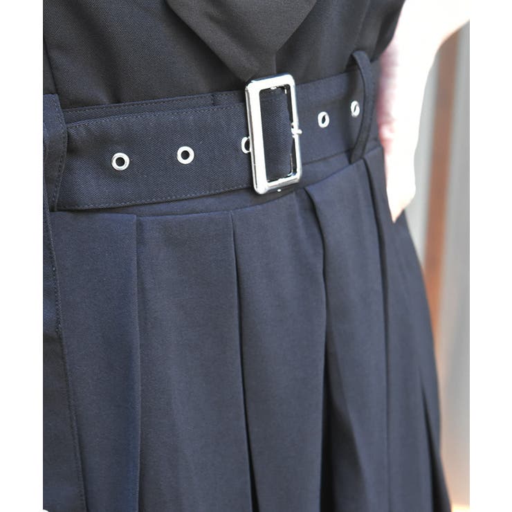 スタッズジャンスカ[品番：IGAW0006584]｜axes femme（アクシーズ 