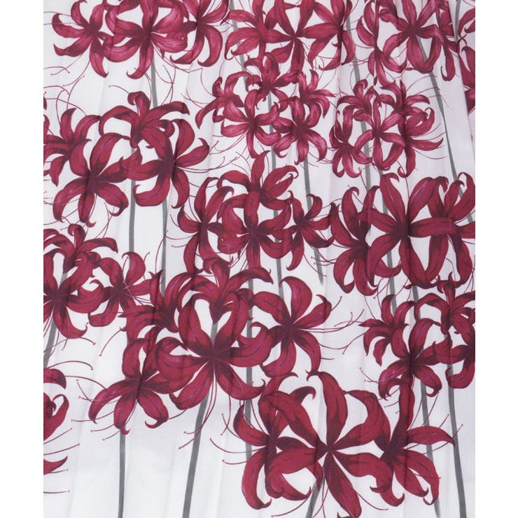 彼岸花柄プリーツジャンスカ | axes femme | 詳細画像19 