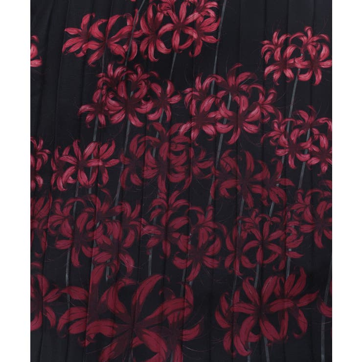 彼岸花柄プリーツジャンスカ | axes femme | 詳細画像30 