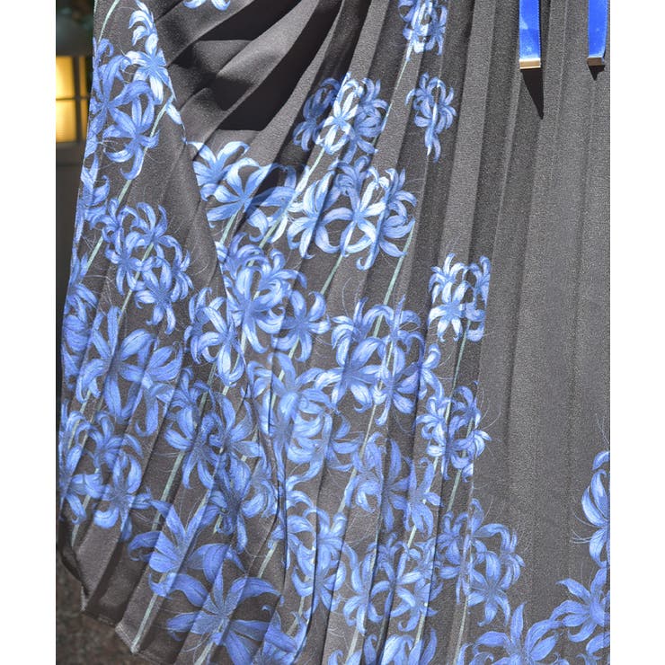 彼岸花柄プリーツジャンスカ | axes femme | 詳細画像5 