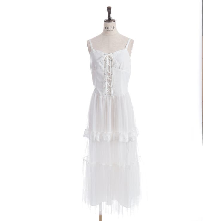 コルセット風編上ジャンスカ | axes femme | 詳細画像24 