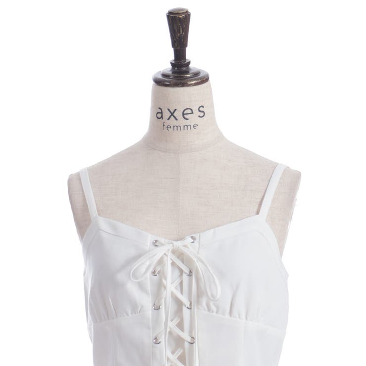 コルセット風編上ジャンスカ | axes femme | 詳細画像27 