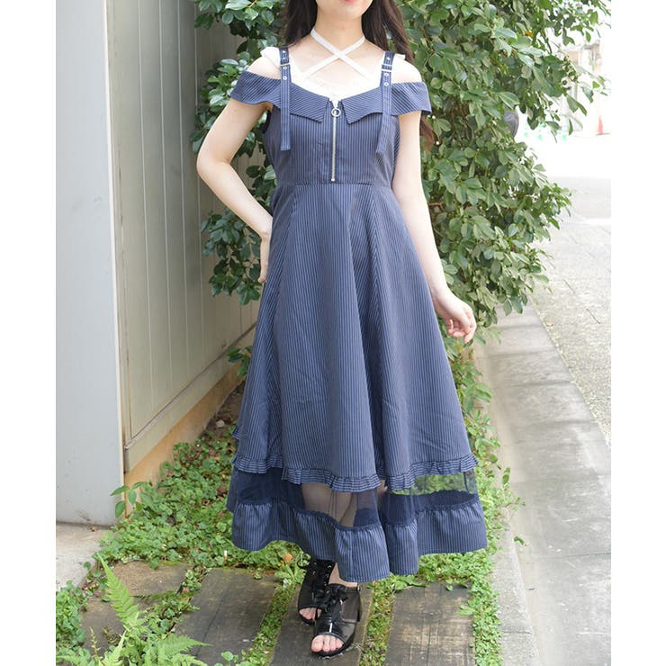 裾チュールワンピース | axes femme | 詳細画像11 