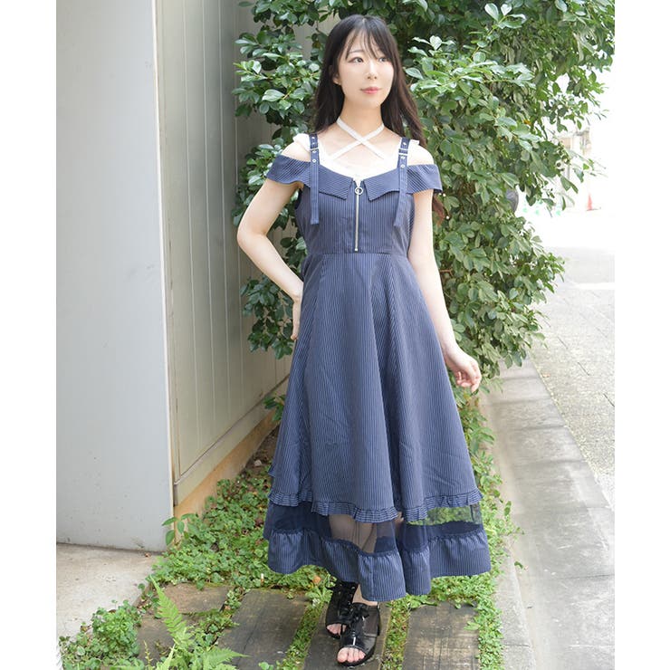 裾チュールワンピース | axes femme | 詳細画像14 