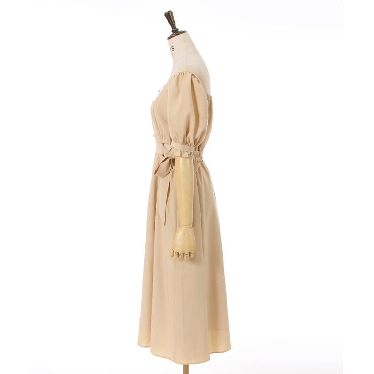 サイドリボンワンピース[品番：IGAW0003793]｜axes femme