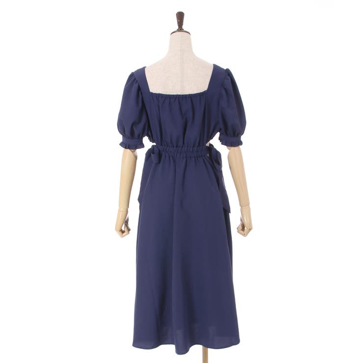 サイドリボンワンピース[品番：IGAW0003793]｜axes femme
