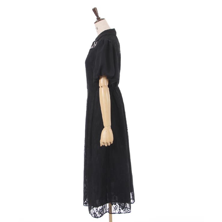 バルーン袖レースワンピース | outlet | axes femme online shop