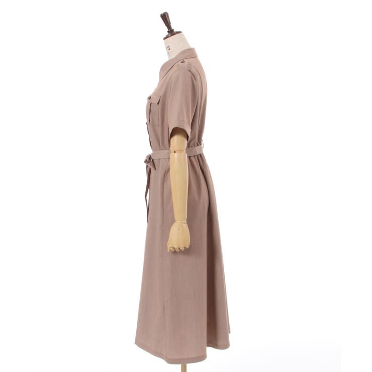 カーゴポケット付シャツワンピ[品番：IGAW0003877]｜axes femme