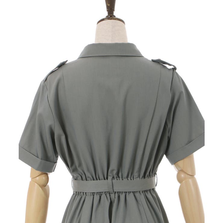 カーゴポケット付シャツワンピ[品番：IGAW0003877]｜axes femme