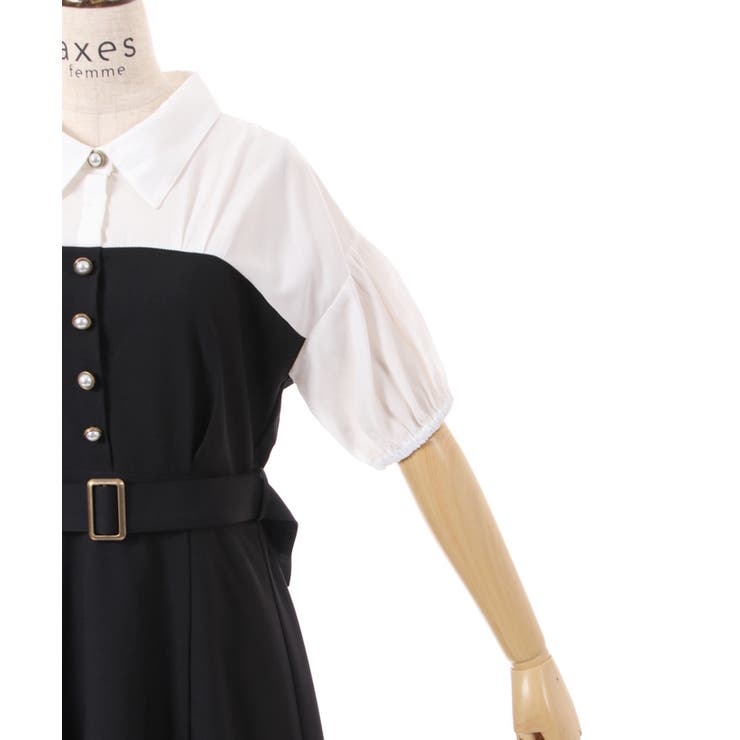 ドッキングワンピース[品番：IGAW0003819]｜axes femme