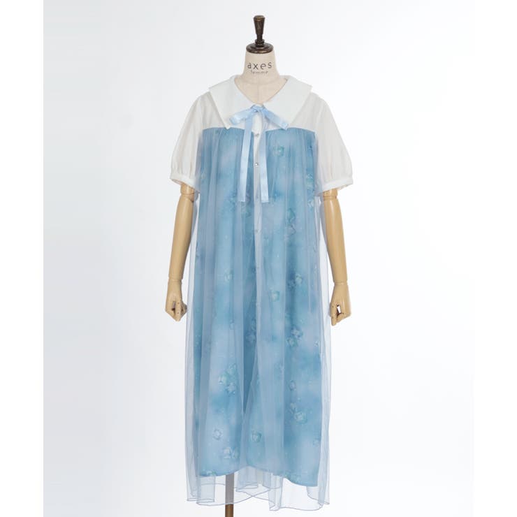 ソーダ柄シャツワンピース[品番：IGAW0005030]｜axes femme