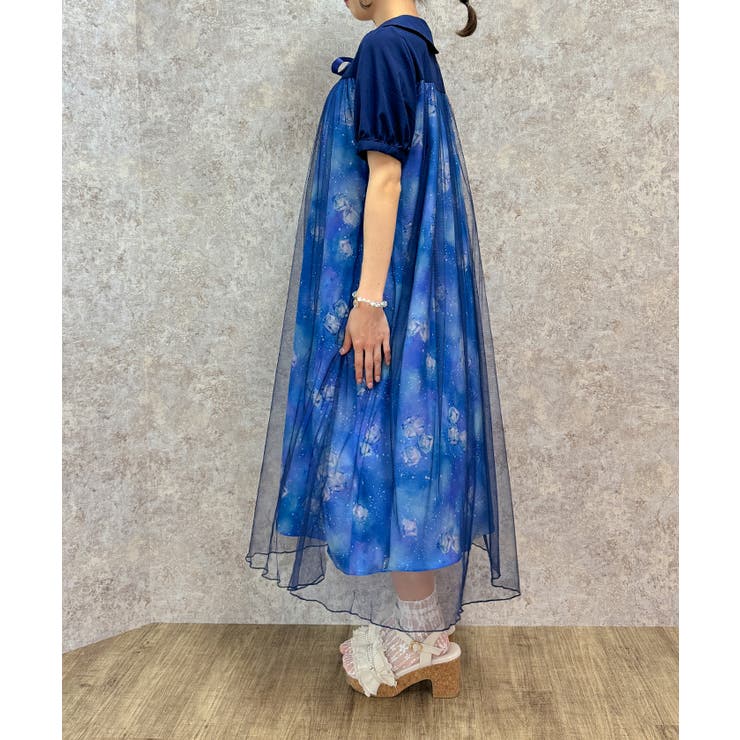 ソーダ柄シャツワンピース[品番：IGAW0005030]｜axes femme