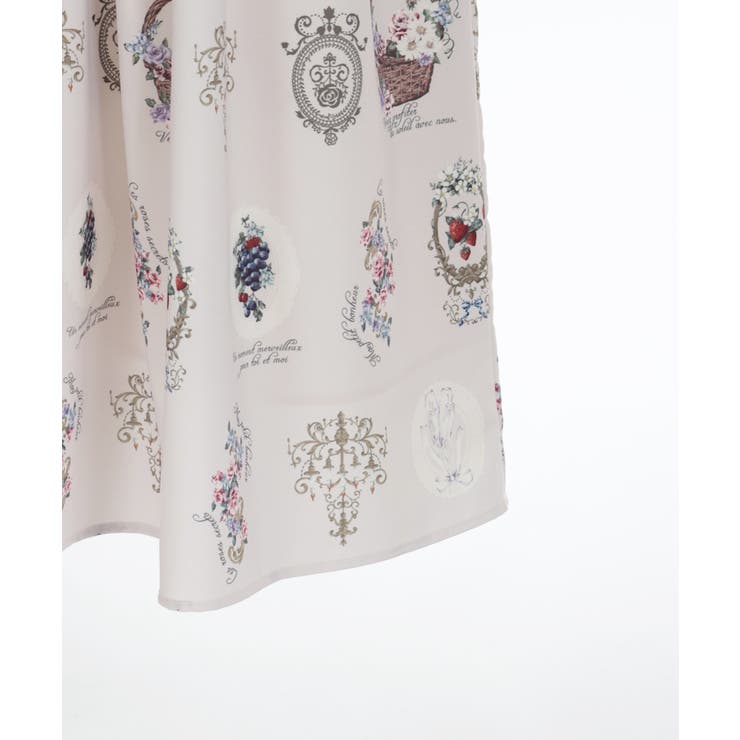 アンティークフルーツ柄ワンピース[品番：IGAW0005004]｜axes femme