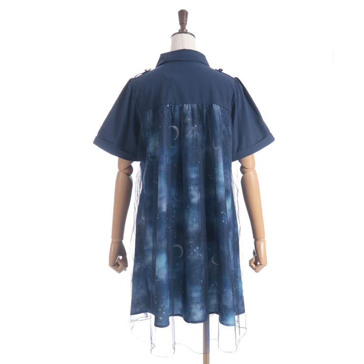 ステラプリントミニワンピース[品番：IGAW0006625]｜axes femme