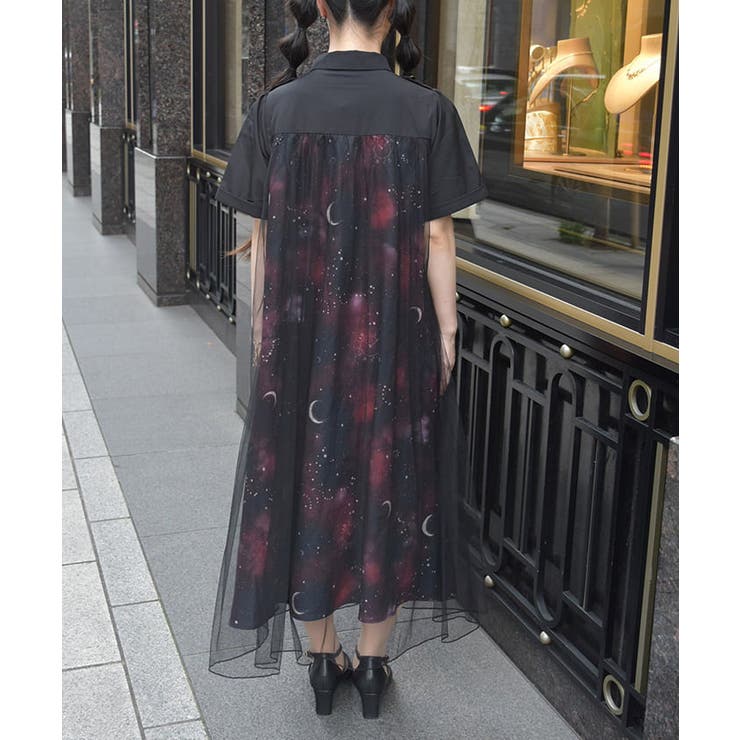 ステラプリントシャツワンピース | axes femme | 詳細画像3 