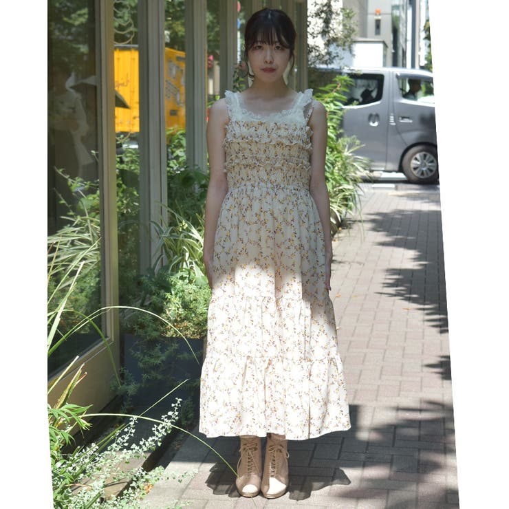 小花柄ブラウス×ワンピースセット | axes femme | 詳細画像10 