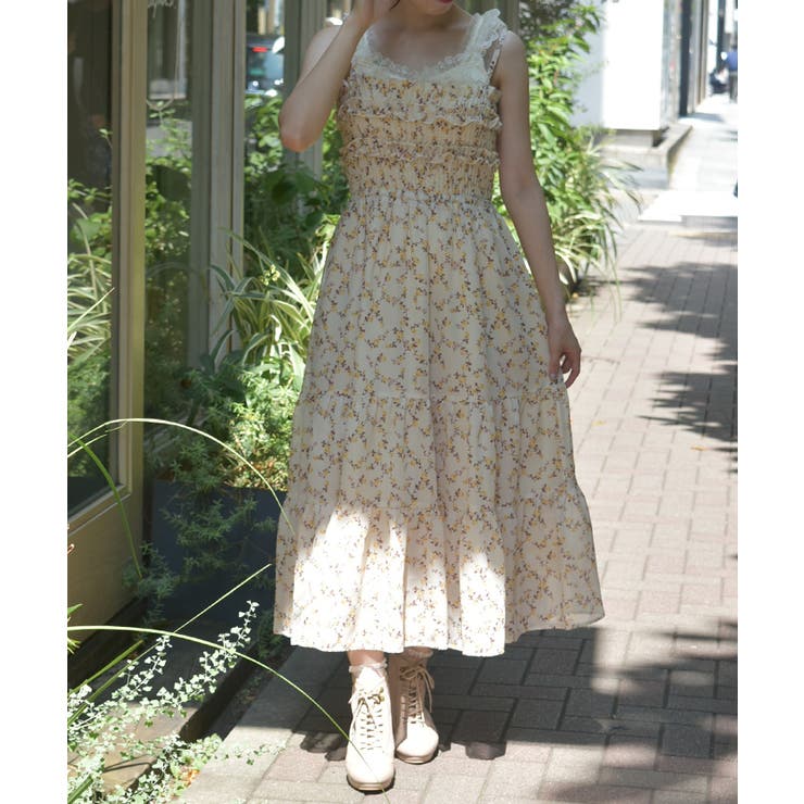 小花柄ブラウス×ワンピースセット | axes femme | 詳細画像11 