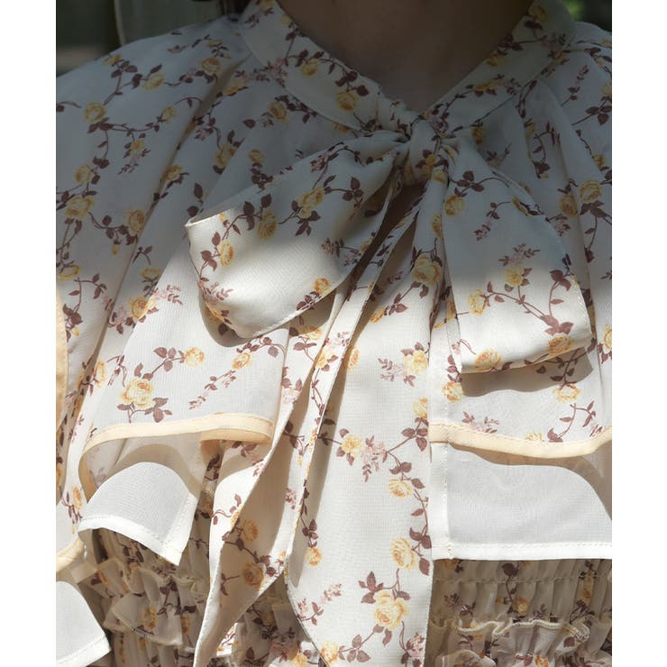 小花柄ブラウス×ワンピースセット | axes femme | 詳細画像12 