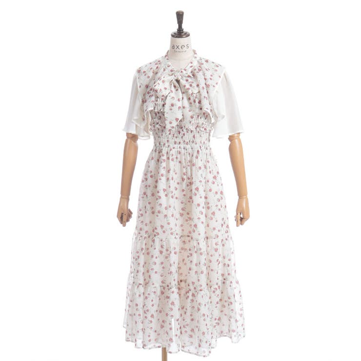 小花柄ブラウス×ワンピースセット | axes femme | 詳細画像14 