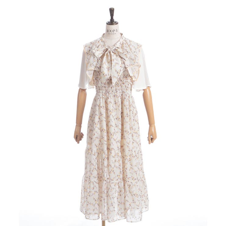 小花柄ブラウス×ワンピースセット | axes femme | 詳細画像28 