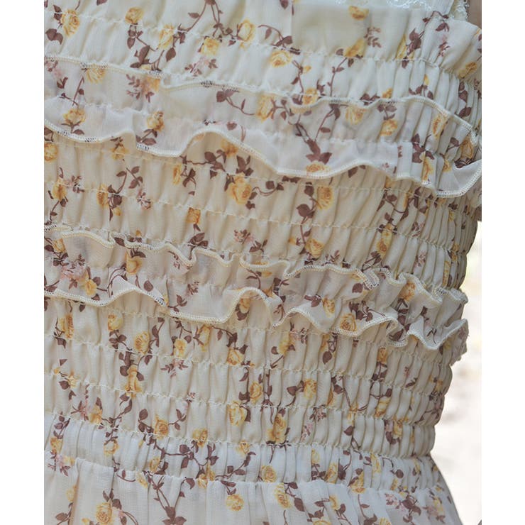 小花柄ブラウス×ワンピースセット | axes femme | 詳細画像7 