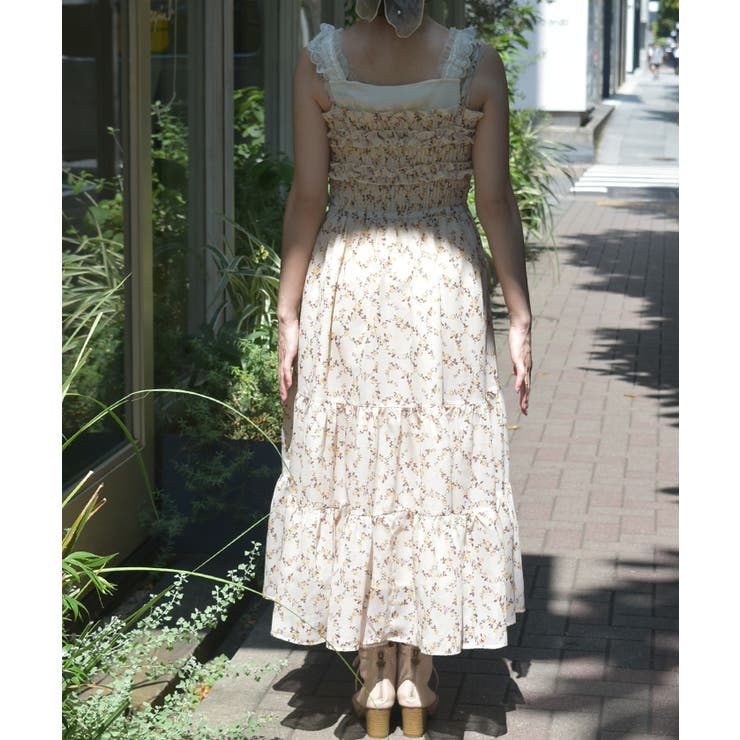 小花柄ブラウス×ワンピースセット | axes femme | 詳細画像9 