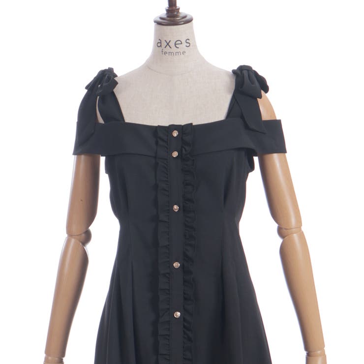 ショルダーリボンワンピース | axes femme | 詳細画像29 