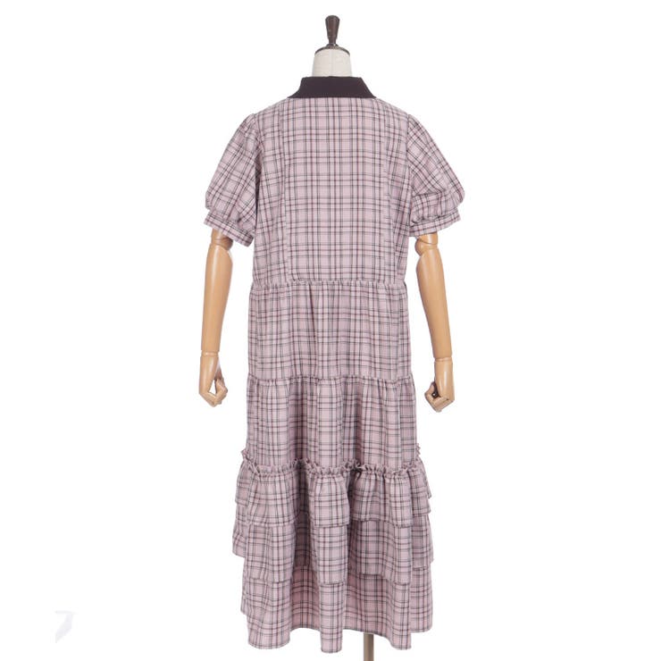 丸襟チェックワンピース | axes femme | 詳細画像10 