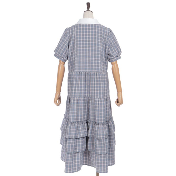 丸襟チェックワンピース | axes femme | 詳細画像17 