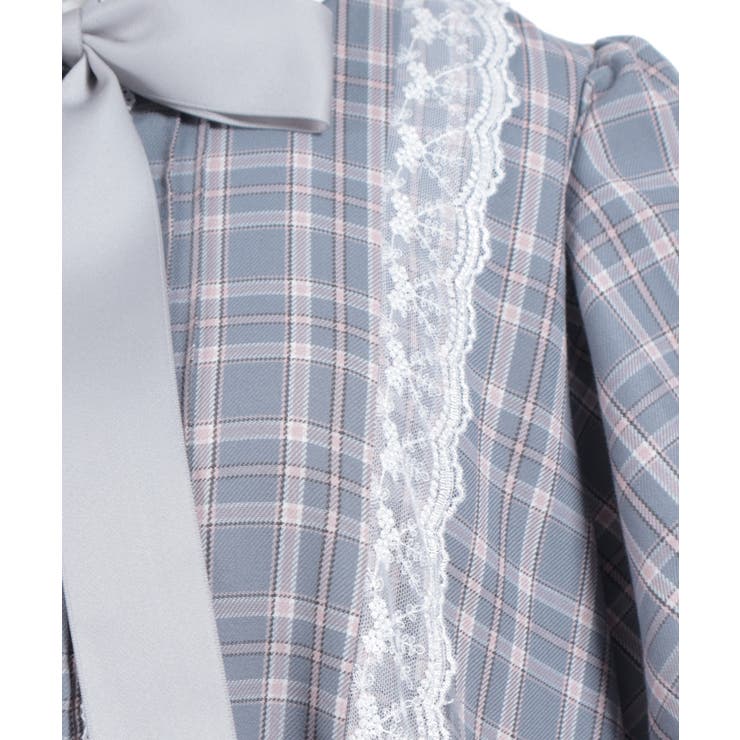 丸襟チェックワンピース | axes femme | 詳細画像20 