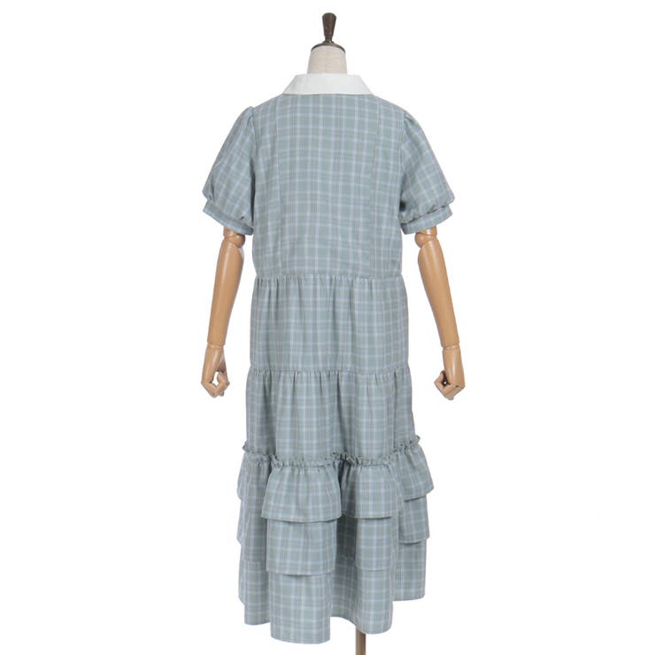 丸襟チェックワンピース | axes femme | 詳細画像25 