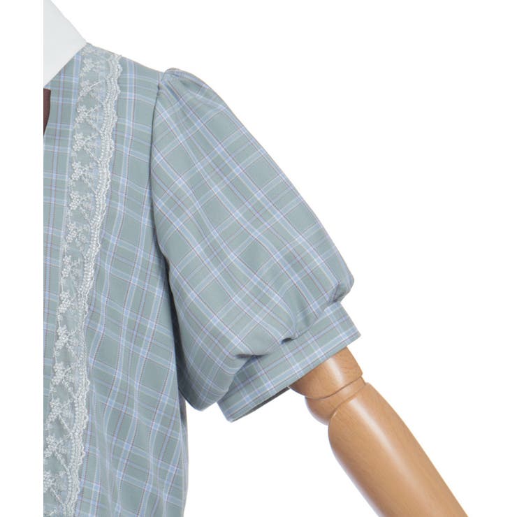 丸襟チェックワンピース | axes femme | 詳細画像30 