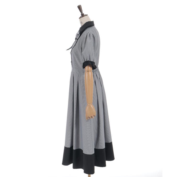 ストライプ切替シャツワンピース | axes femme | 詳細画像11 