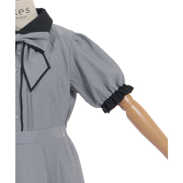 ストライプ切替シャツワンピース | axes femme | 詳細画像17 