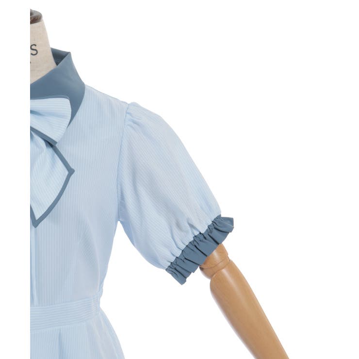 ストライプ切替シャツワンピース | axes femme | 詳細画像9 