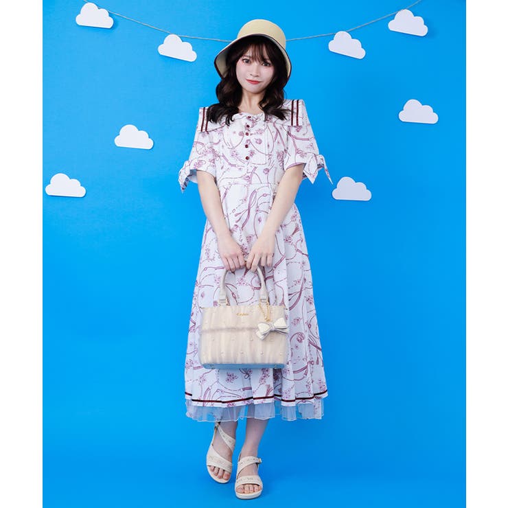 セーラーカラーマリンワンピース | axes femme | 詳細画像1 