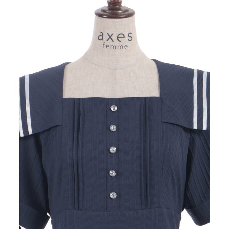 セーラーカラーマリンワンピース | axes femme | 詳細画像29 