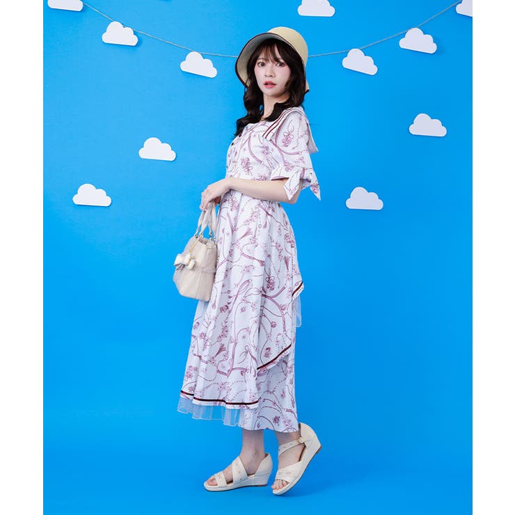 セーラーカラーマリンワンピース | axes femme | 詳細画像8 