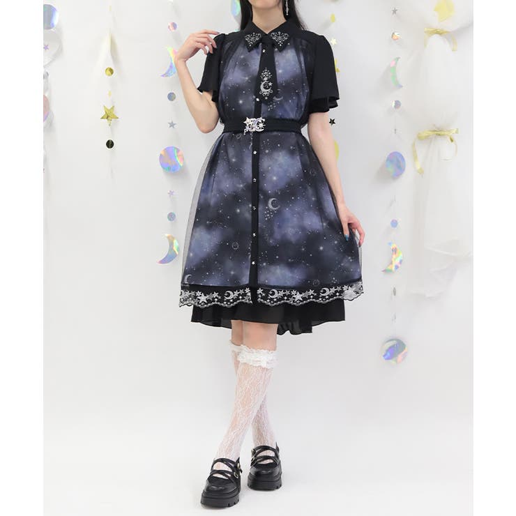 ルミナスムーン柄ワンピース | axes femme | 詳細画像16 