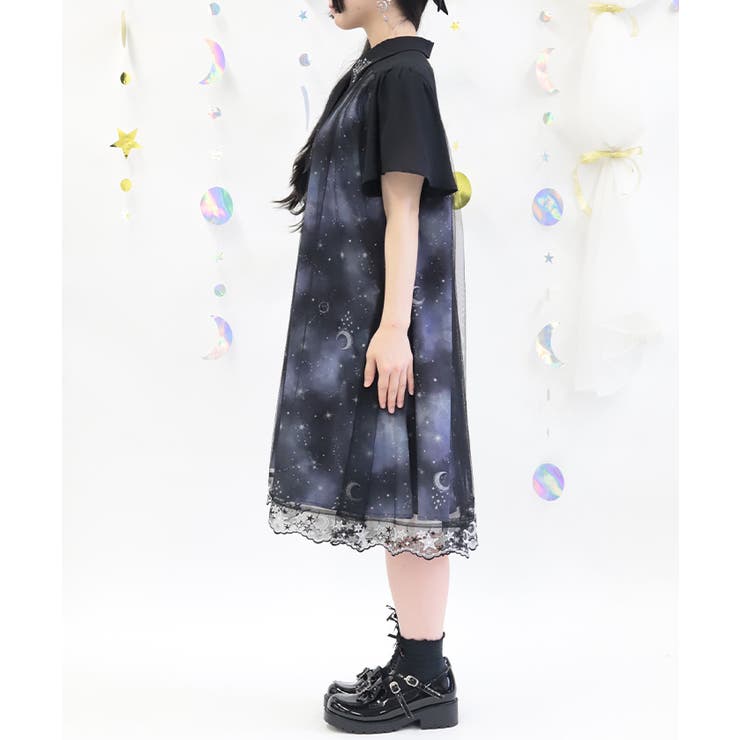 ルミナスムーン柄ワンピース | axes femme | 詳細画像2 