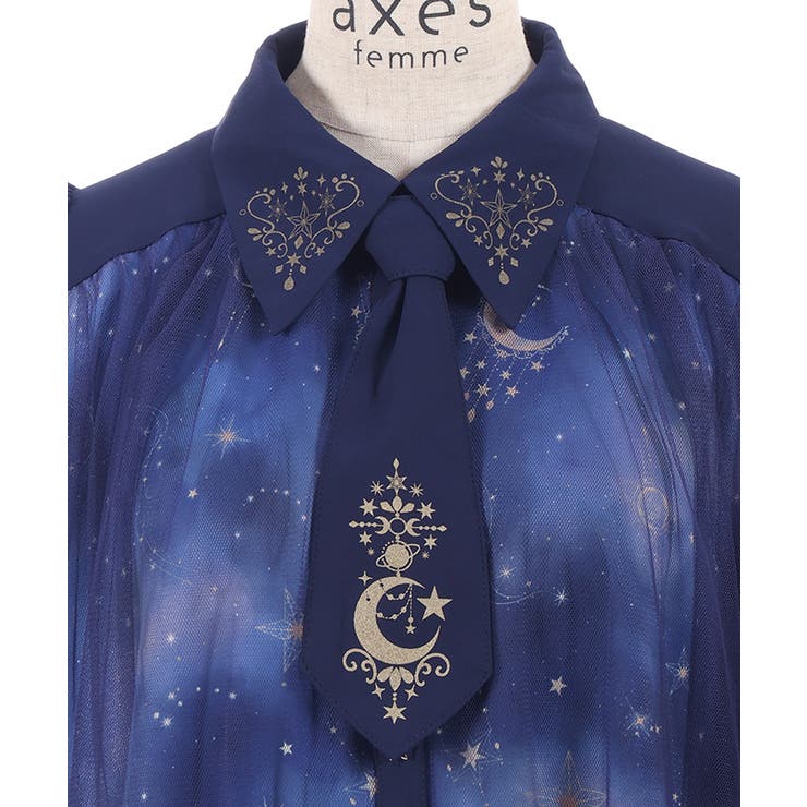 ルミナスムーン柄ワンピース | axes femme | 詳細画像30 