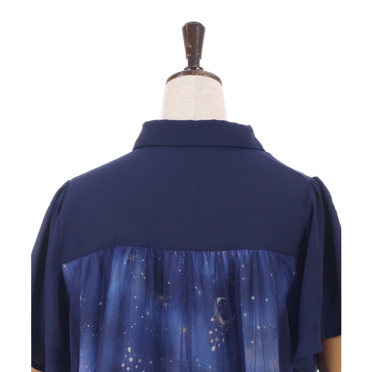 ルミナスムーン柄ワンピース[品番：IGAW0008151]｜axes femme