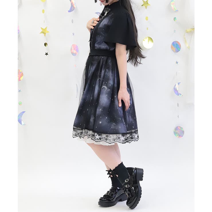 ルミナスムーン柄ワンピース | axes femme | 詳細画像7 