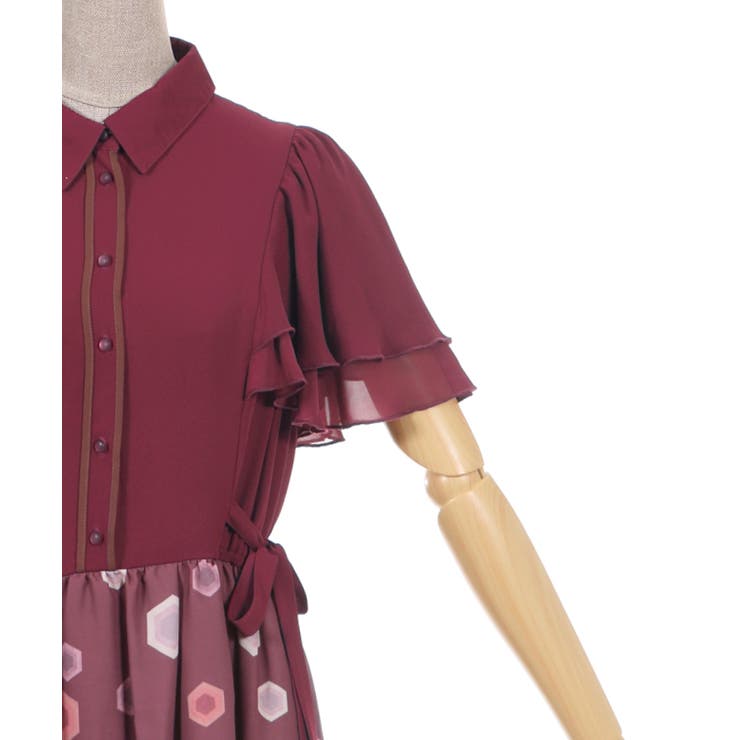 メルティハニーラッフル袖OP[品番：IGAW0000440]｜axes femme